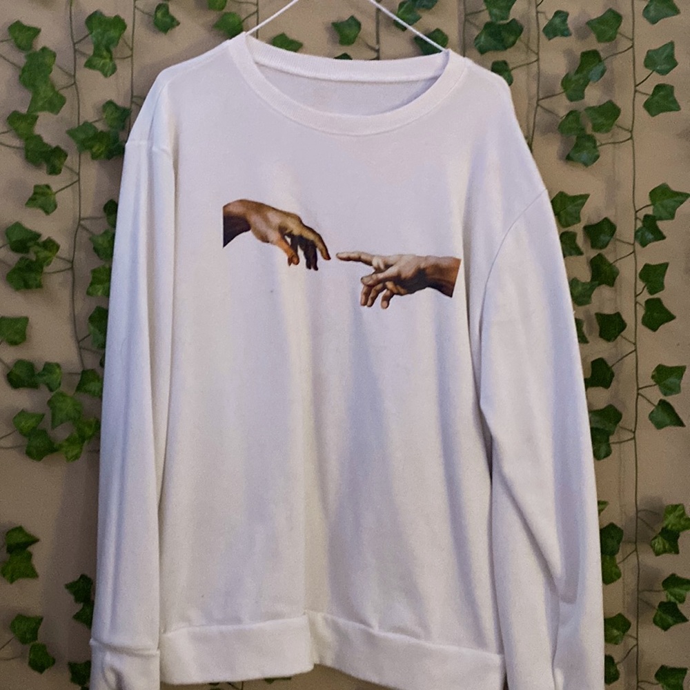 White sweater